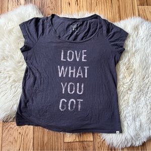 Roots Statement Quote T-Shirt Intentionally Faded Look